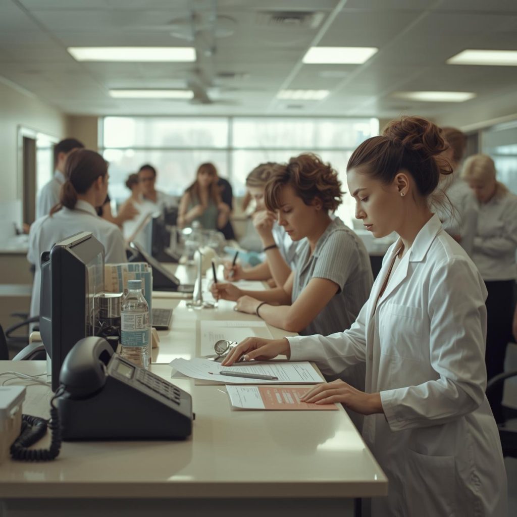 assistente AI che risponde alle chiamate per studi medici